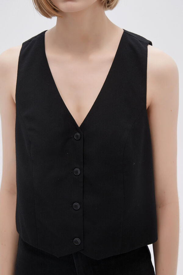 CHALECO CONKADO NEGRO image number null