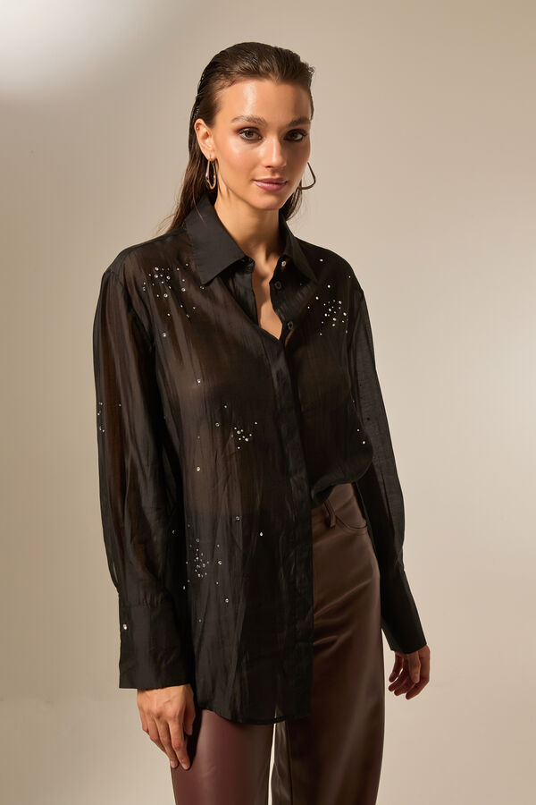 CAMISA XELARIE NEGRO image number null