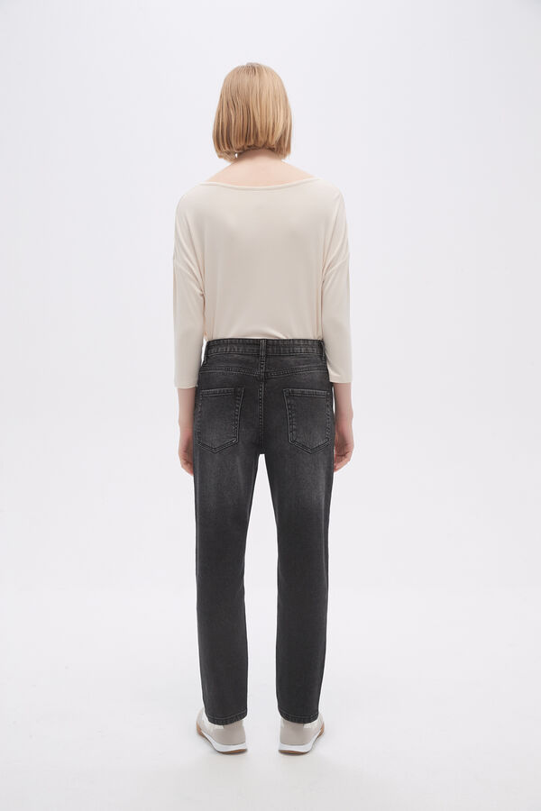 PANTALON JEANIU GRIS OSCURO image number null