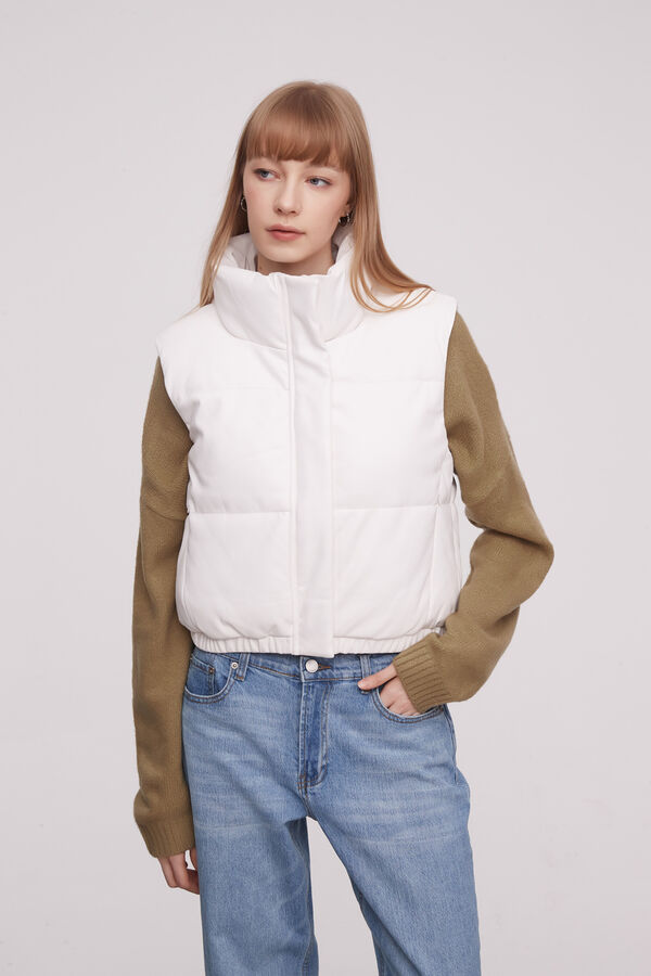 CHALECO FRANI MARFIL / OFF WHITE