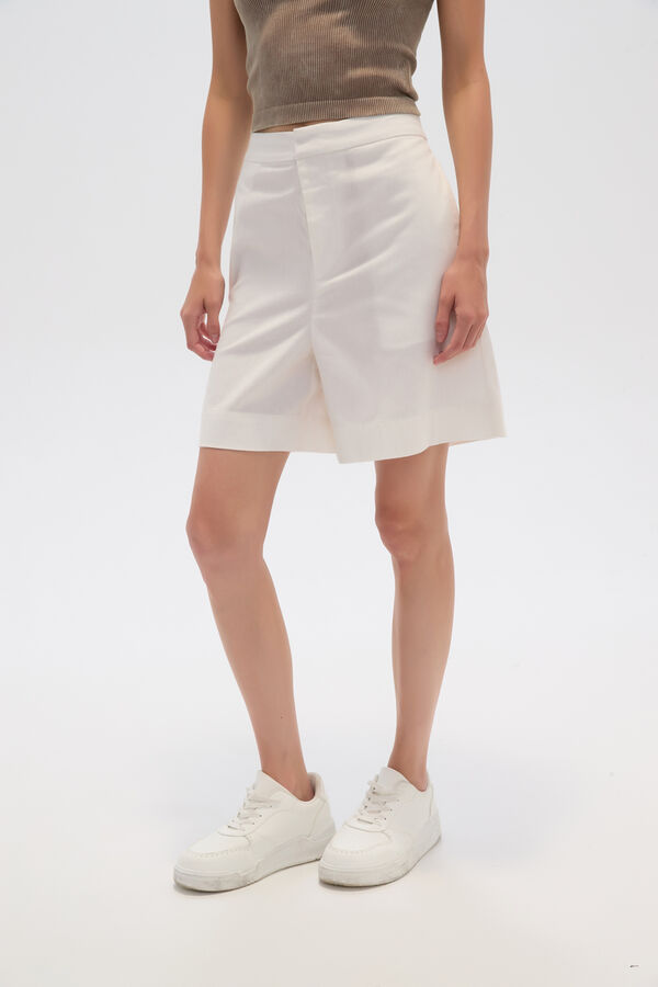 SHORT MUNNAT MARFIL  / OFF WHITE image number null
