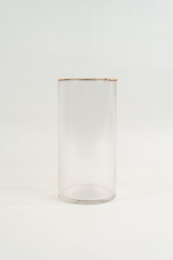 Florero Rosin Borde dorado COLOR UNICO image number null