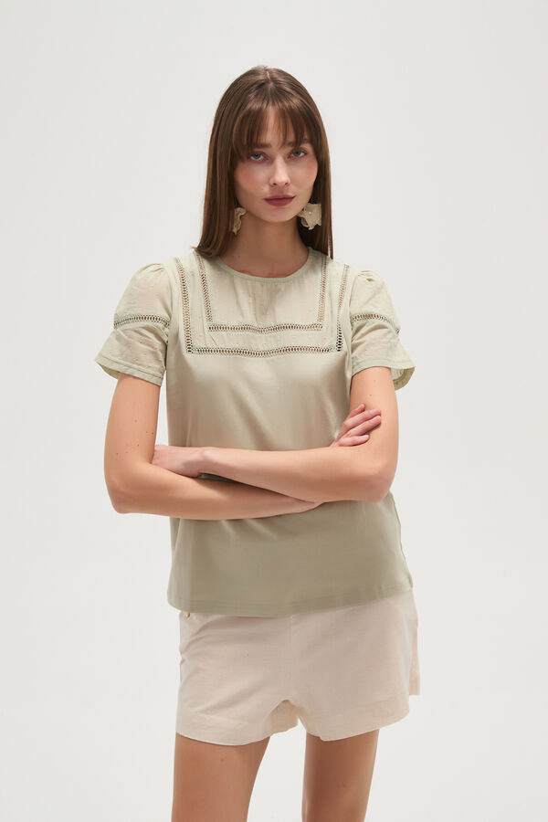 REMERA ARBOLETES VERDE GRISACEO image number null