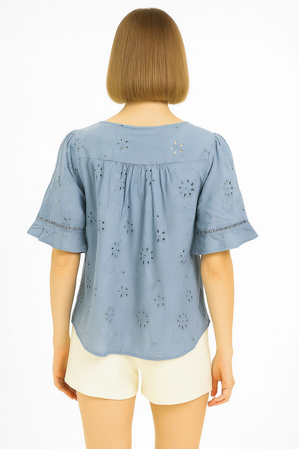 CAMISA MAZAL AZUL PIEDRA image number null