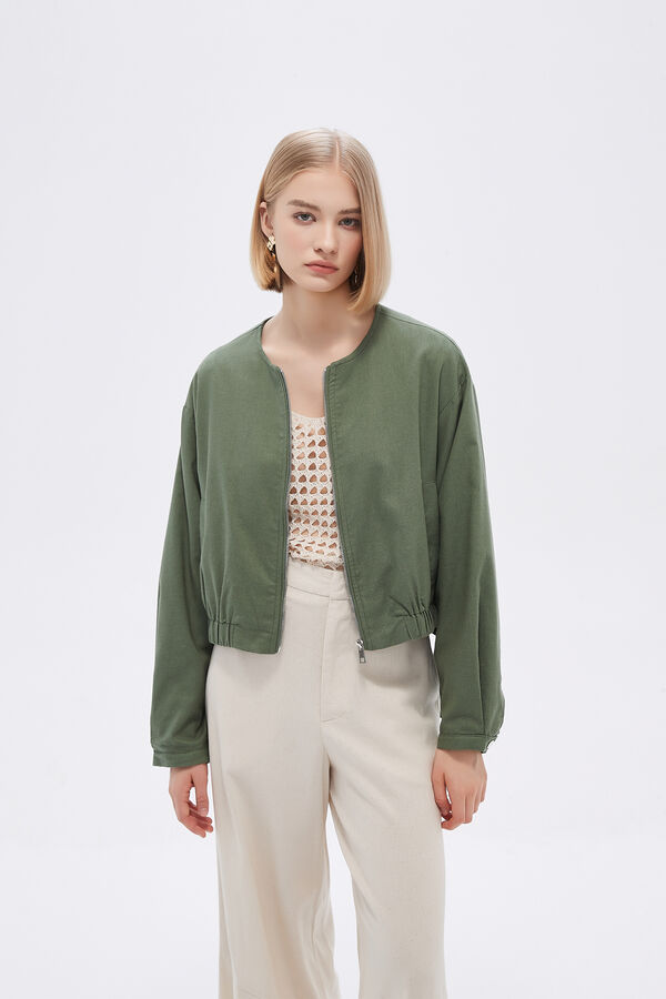CAMPERA AROLA VERDE OLIVA image number null