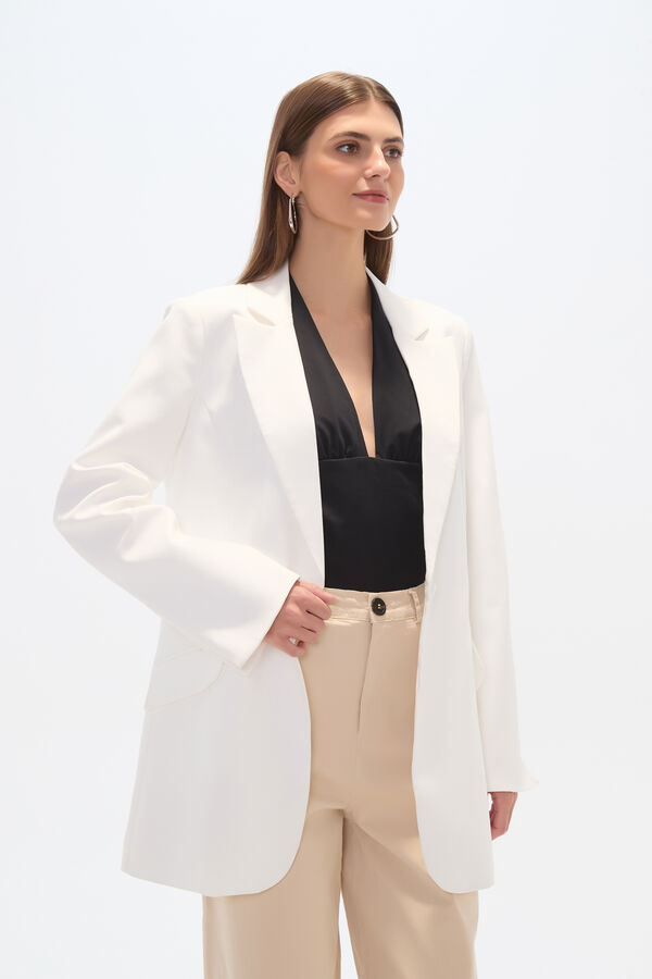 BLAZER JULIET MARFIL  / OFF WHITE image number null