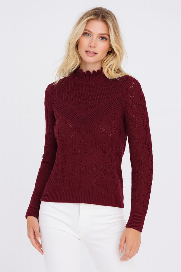 SWEATER APARTINA BORDEAUX OSCURO image number null