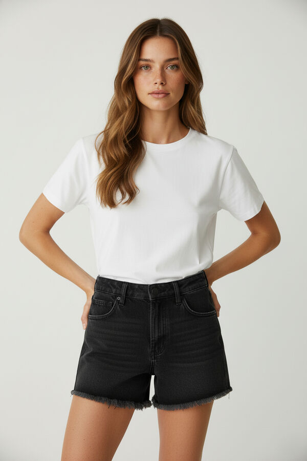 SHORT MISCHA GRIS OSCURO image number null