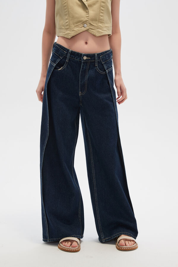 PANTALON CINDY AZUL INDIGO image number null