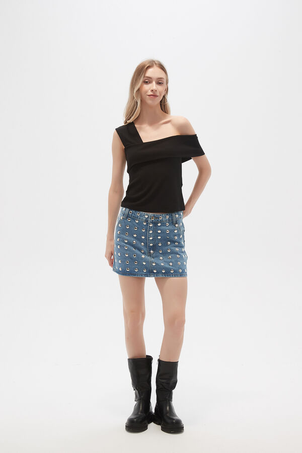 FALDA DEMAR AZUL CLARO image number null