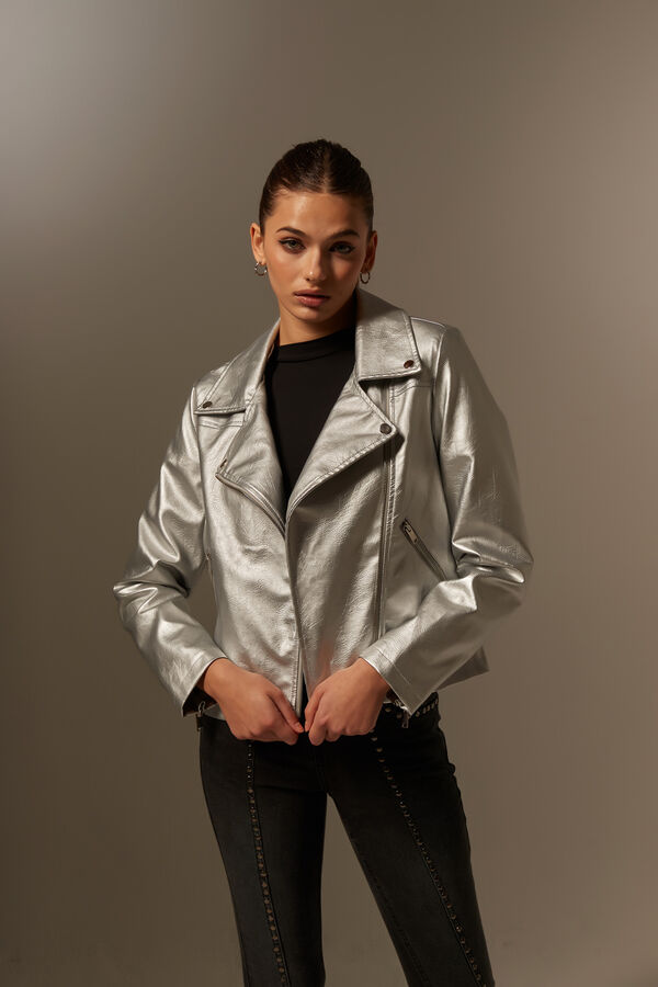 CAMPERA STANGE PLATEADO