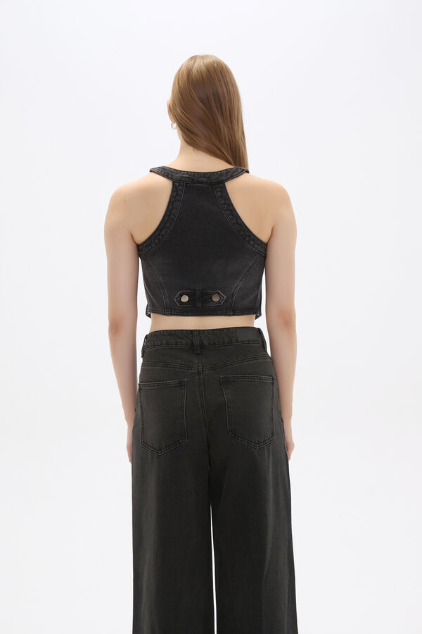 CHALECO CALLISTA GRIS OSCURO image number null