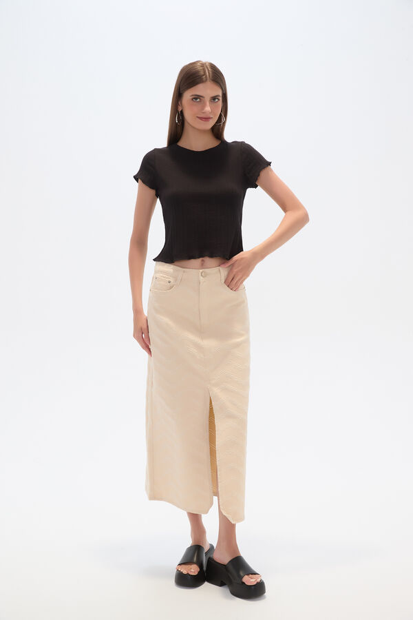 FALDA POLITA CRUDO / NATURAL image number null