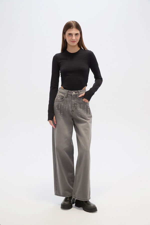 PANTALON ROE GRIS CLARO image number null