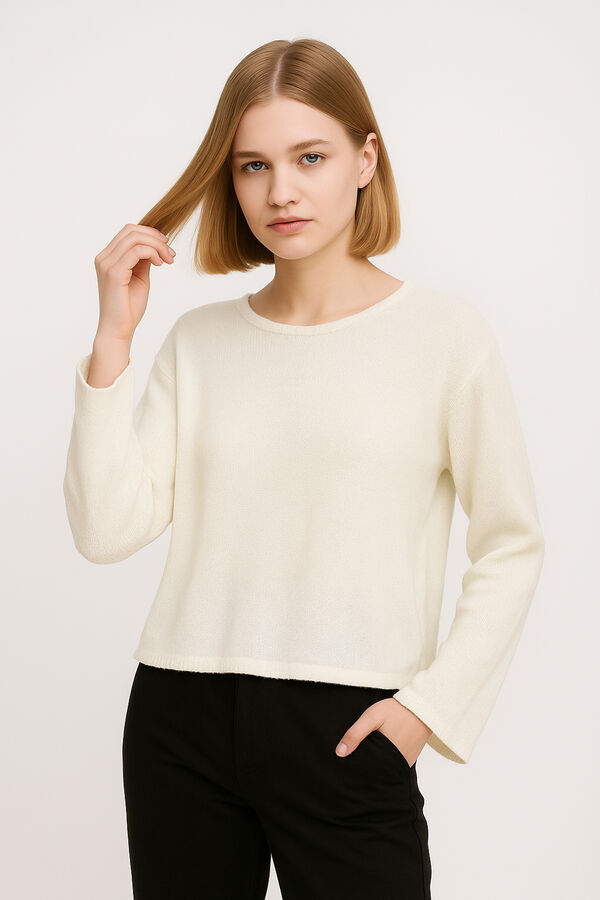 SWEATER MIREZA MARFIL  / OFF WHITE image number null