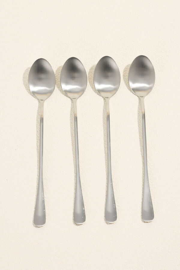 Cuchara Mango largo Olivo Set 4 un. Pla COLOR UNICO image number null