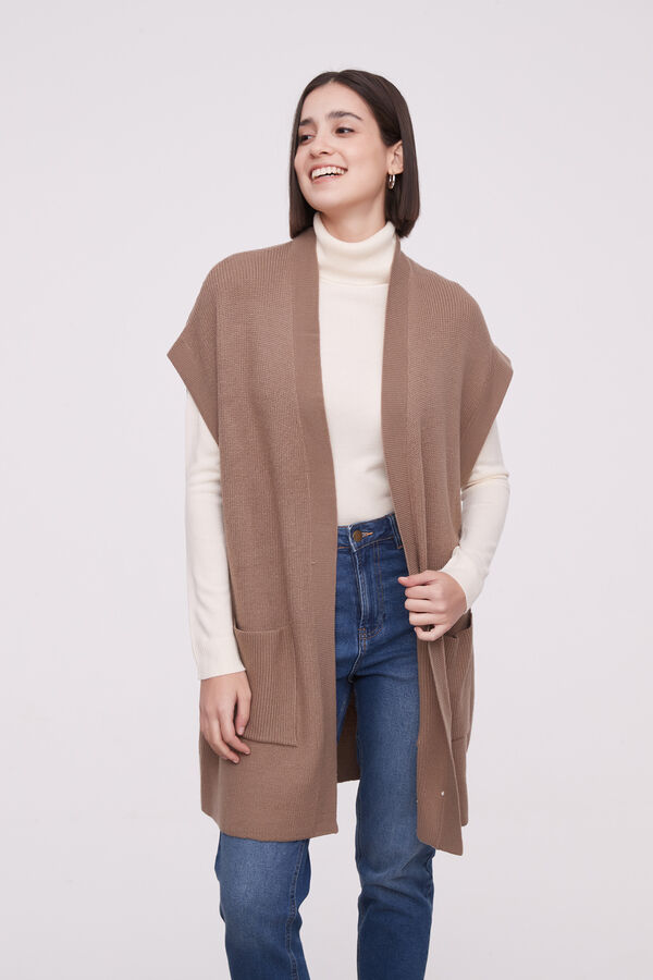 SACO ALBAIDA TAUPE / MINK / VISON image number null