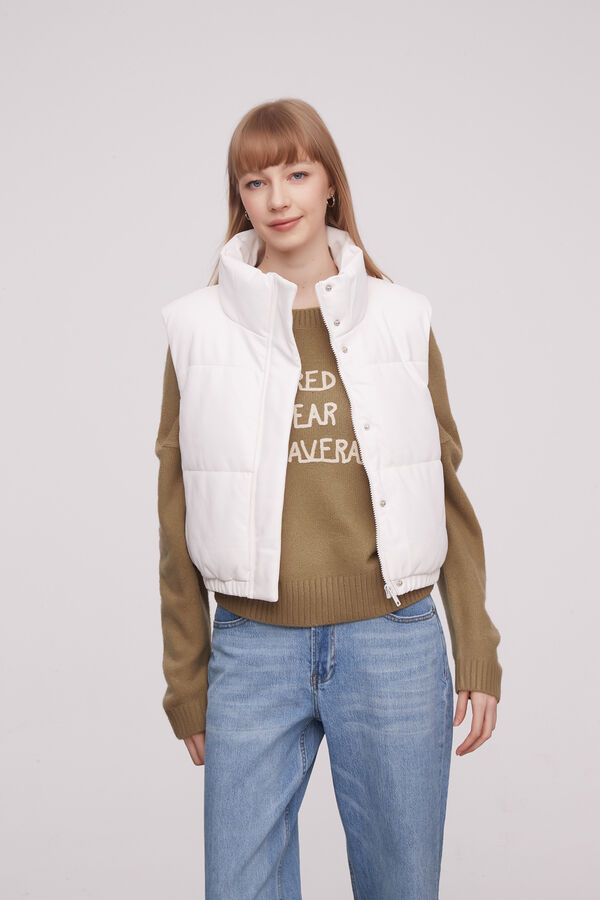 CHALECO FRANI MARFIL  / OFF WHITE image number null