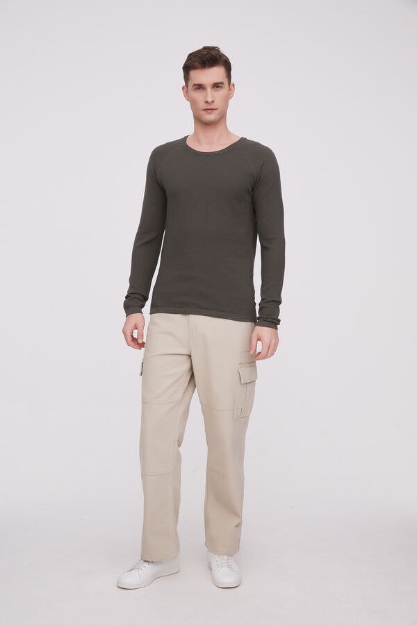 SWEATER MAIDO VERDE OLIVA OSCURO image number null