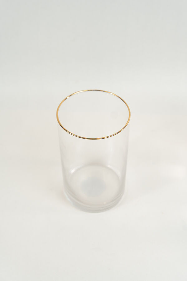 Florero Rosin Borde dorado COLOR UNICO image number null