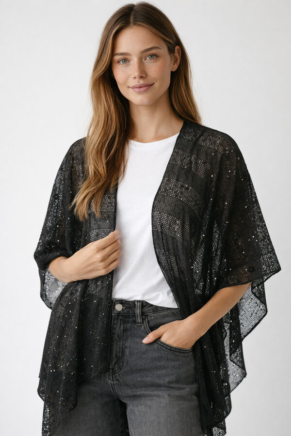 Poncho Virginia NEGRO image number null