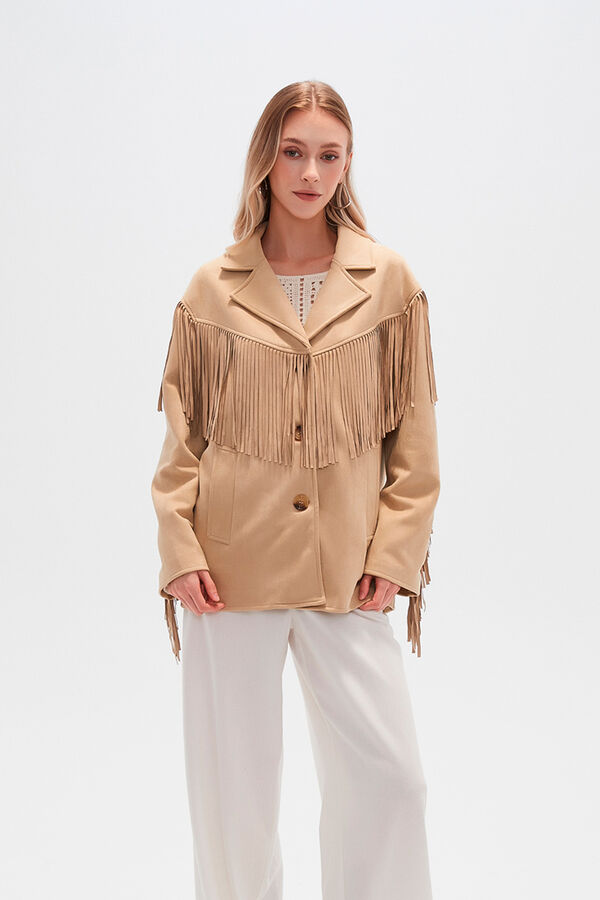 CHAQUETA LIMONA BEIGE image number null