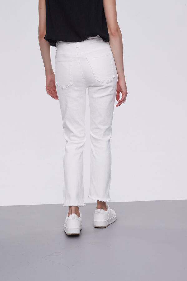 PANTALON CALENDRE MARFIL / OFF WHITE