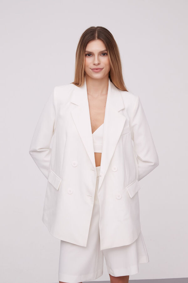 BLAZER BONGCHA MARFIL  / OFF WHITE image number null