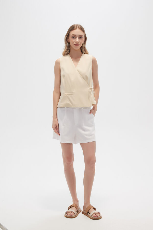 CHALECO FUSTA AMARILLO PALIDO image number null