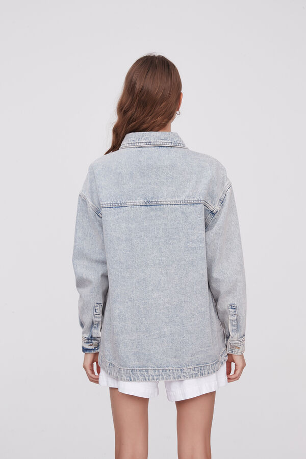 SOBRECAMISA REMITTI CELESTE GRISACEO image number null