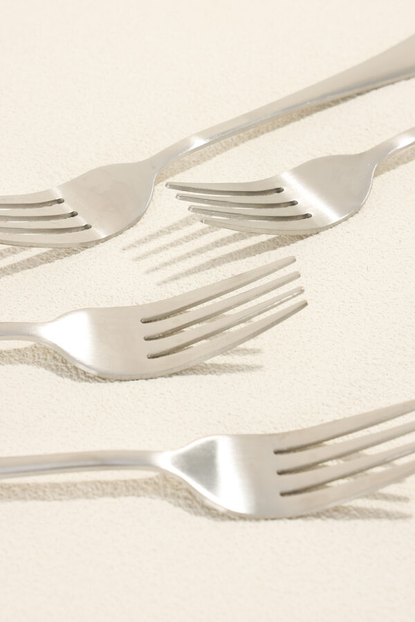 Tenedor Olivo Set 4 un. Plateado COLOR UNICO image number null