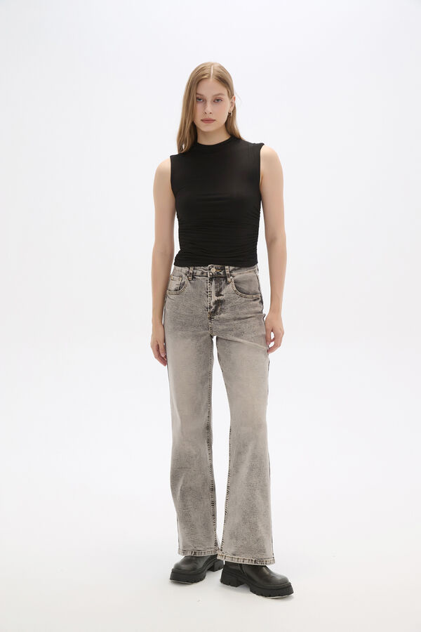 PANTALON GEILAN GRIS CLARO image number null