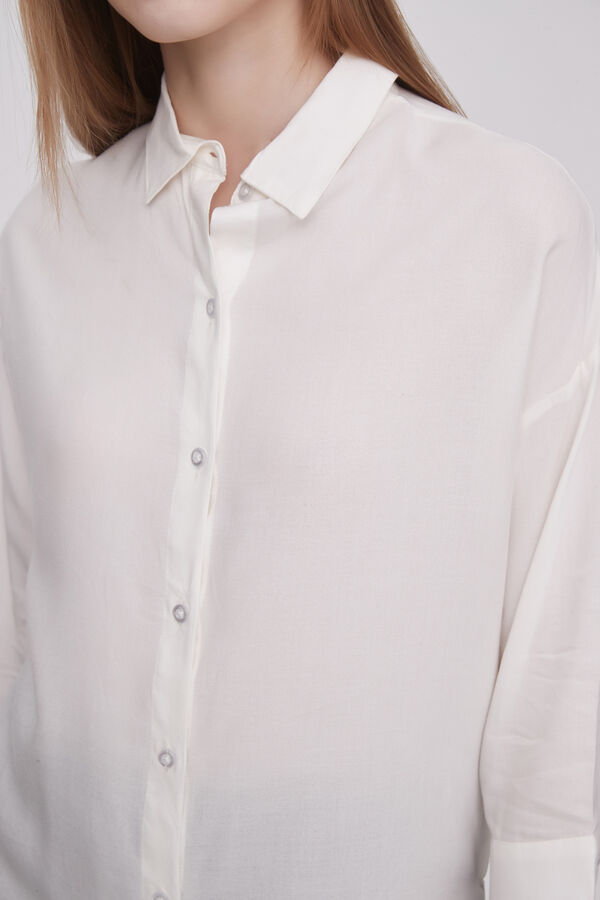 CAMISA DUTTS MARFIL  / OFF WHITE image number null