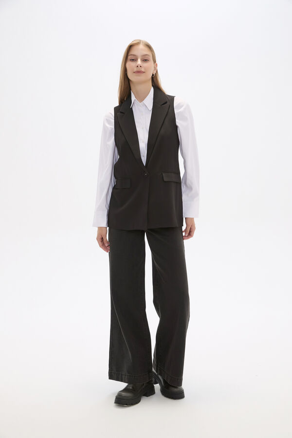 CHALECO ETIQUETT NEGRO image number null