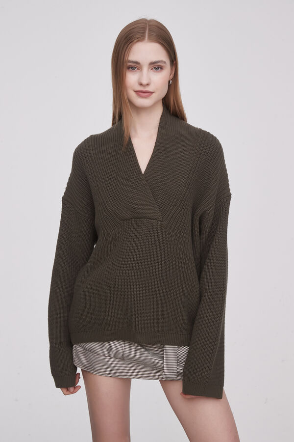 SWEATER GOMBE GRIS MEDIO image number null