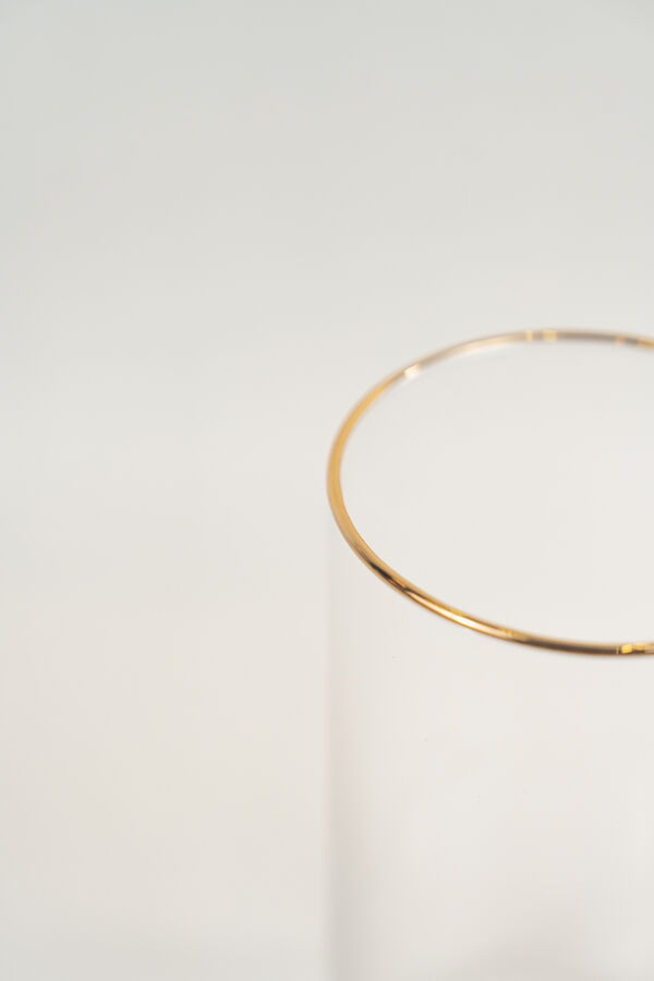 Florero Rosin Borde dorado COLOR UNICO image number null