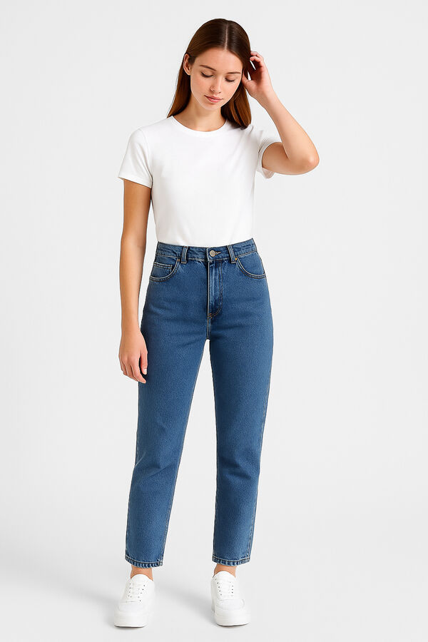 PANTALON TROIA AZUL GRISACEO image number null