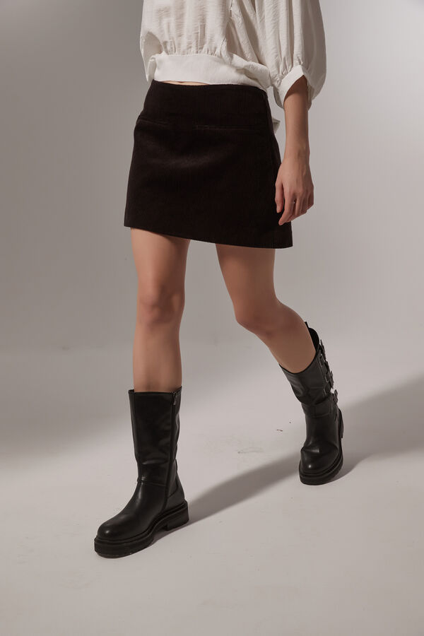 FALDA VIERNO CHOCOLATE image number null