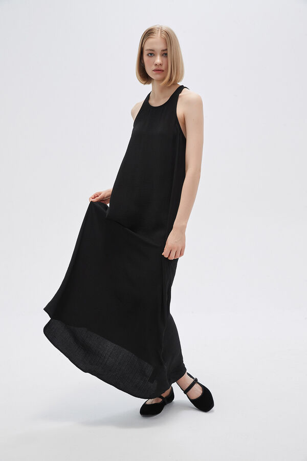 VESTIDO ALBAREDA NEGRO image number null