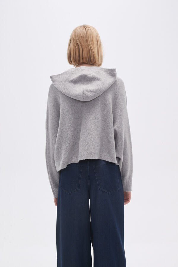 SWEATER PLIDI GRIS MELANGE MEDIO