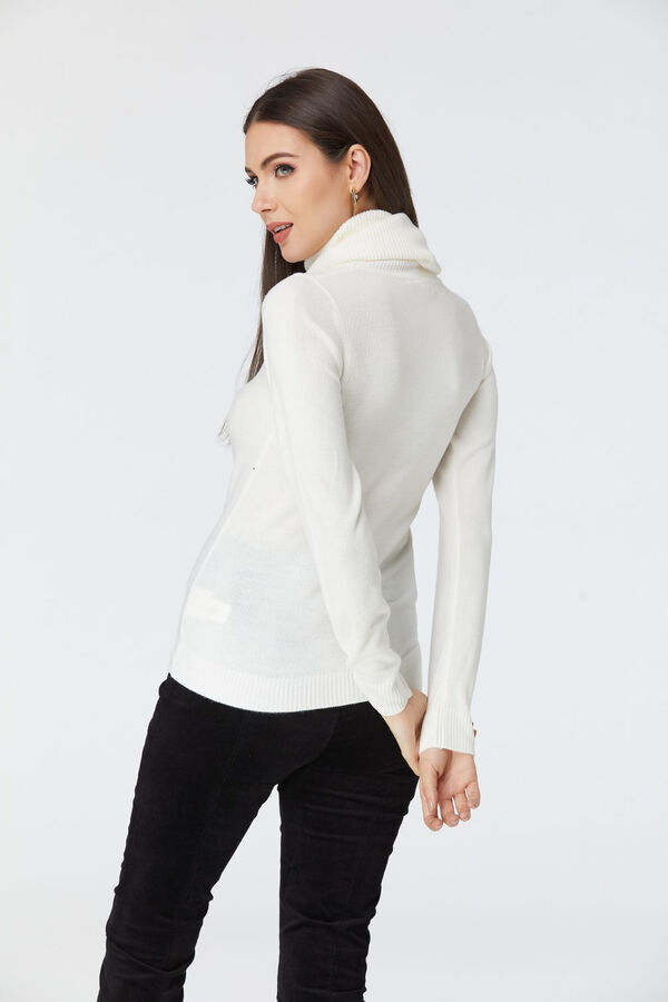 POLERA SABADELL MARFIL  / OFF WHITE image number null