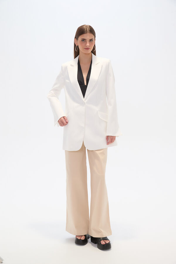 BLAZER JULIET MARFIL  / OFF WHITE image number null