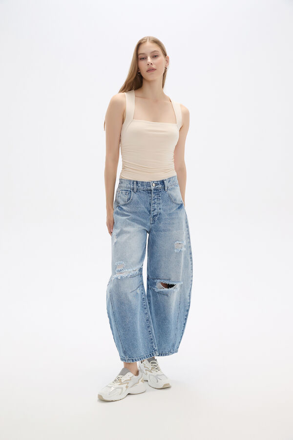 PANTALON RYNAR CELESTE GRISACEO image number null