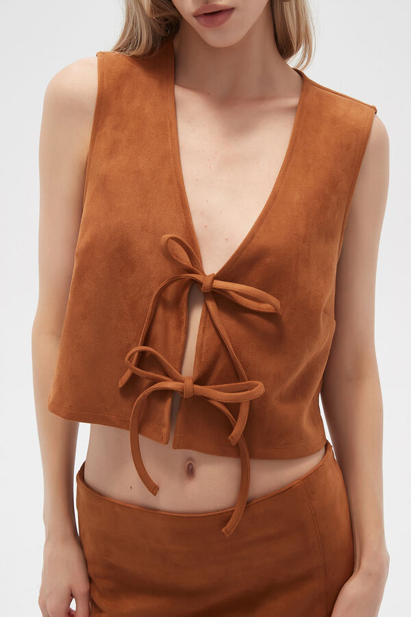 CHALECO ACROCA CAMEL