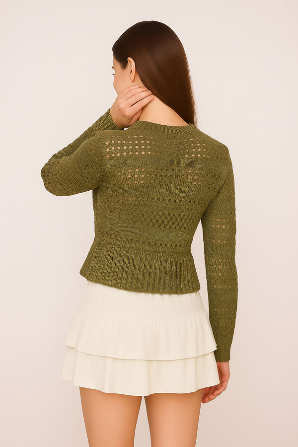 SWEATER SUNTO VERDE OLIVA CLARO image number null