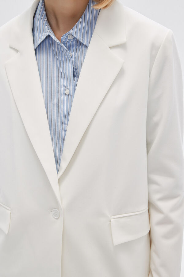 BLAZER ABELLA MARFIL  / OFF WHITE image number null
