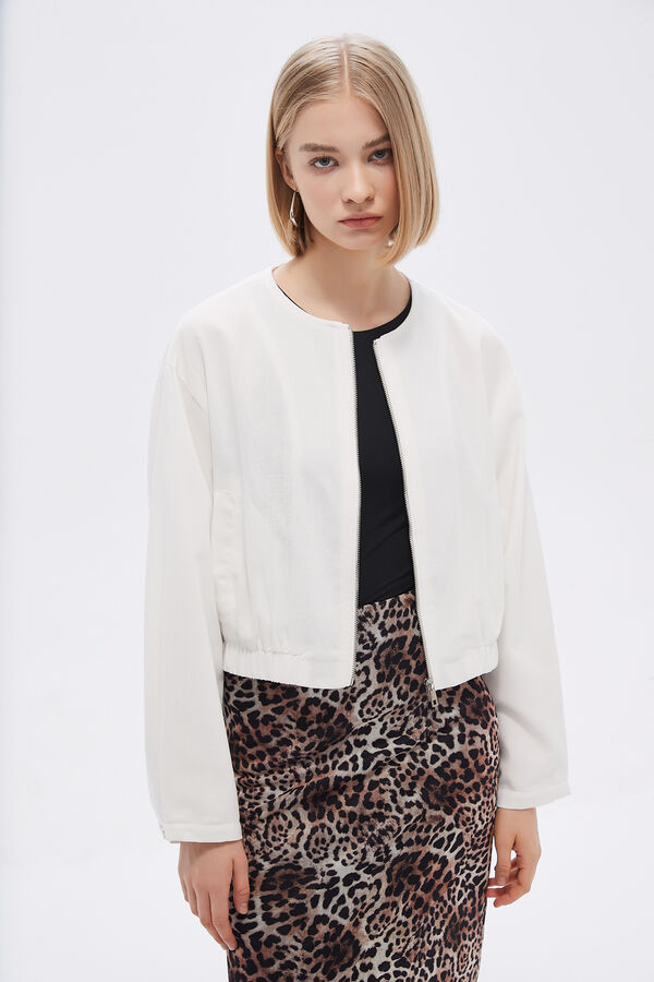 CAMPERA AROLA MARFIL  / OFF WHITE image number null