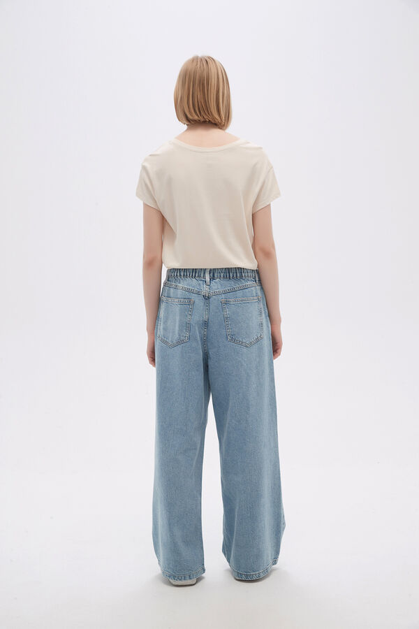 PANTALON MANISA CELESTE GRISACEO image number null