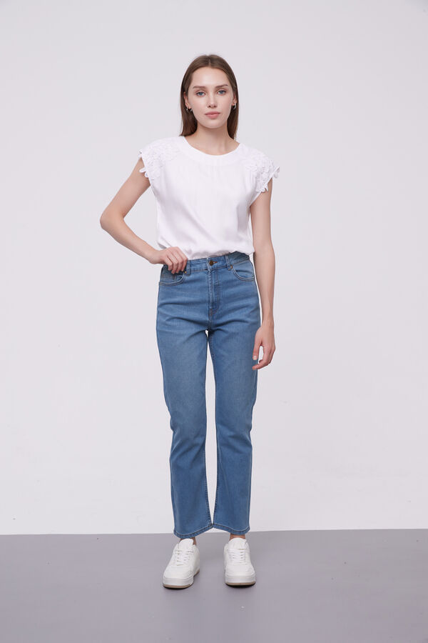 PANTALON APARIS AZUL GRISACEO image number null