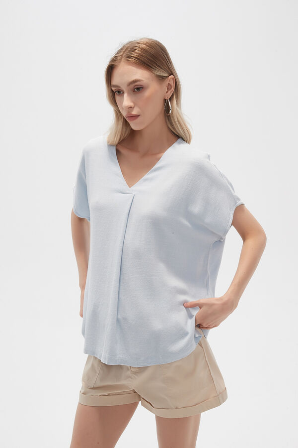 BLUSA ADDO CELESTE CLARO image number null